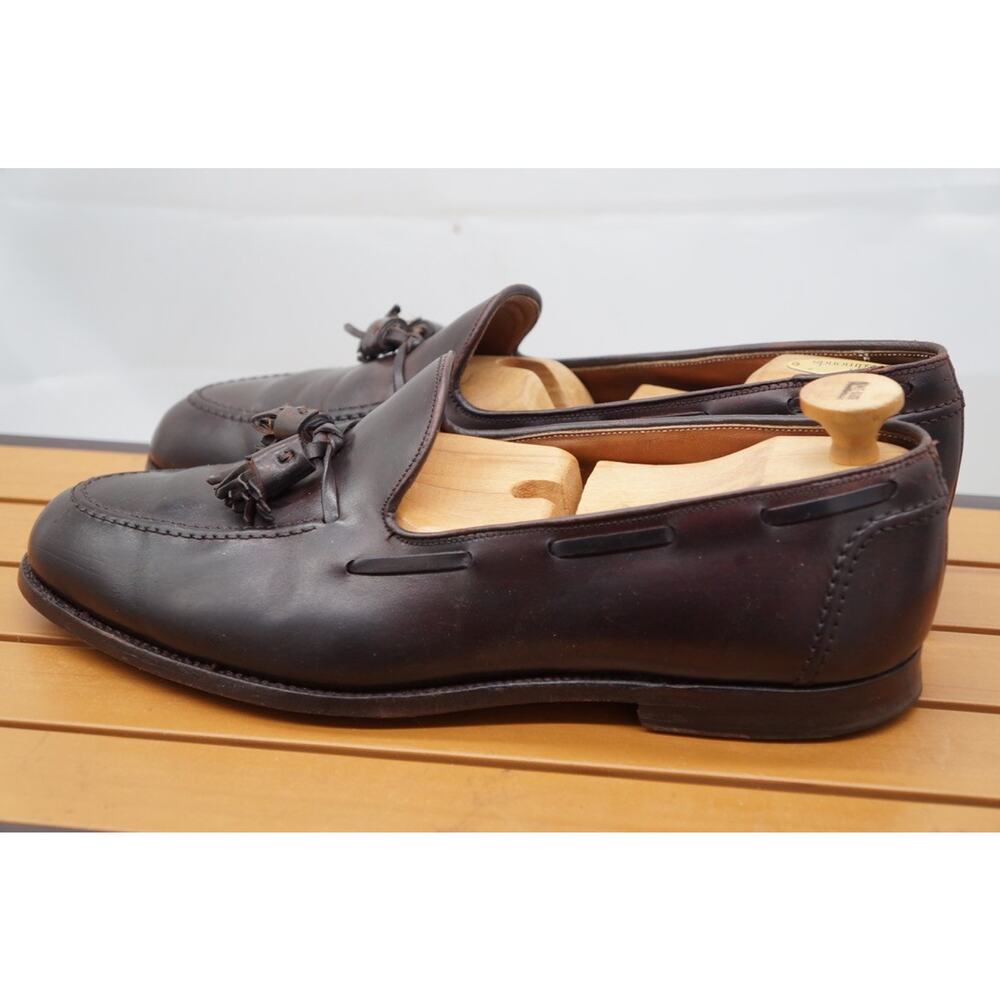 Alden Brooks Brothers 772 Color 8 Shell Cordovan Tassel Loafers Shoes Men’s 12 D - Picture 3 of 13